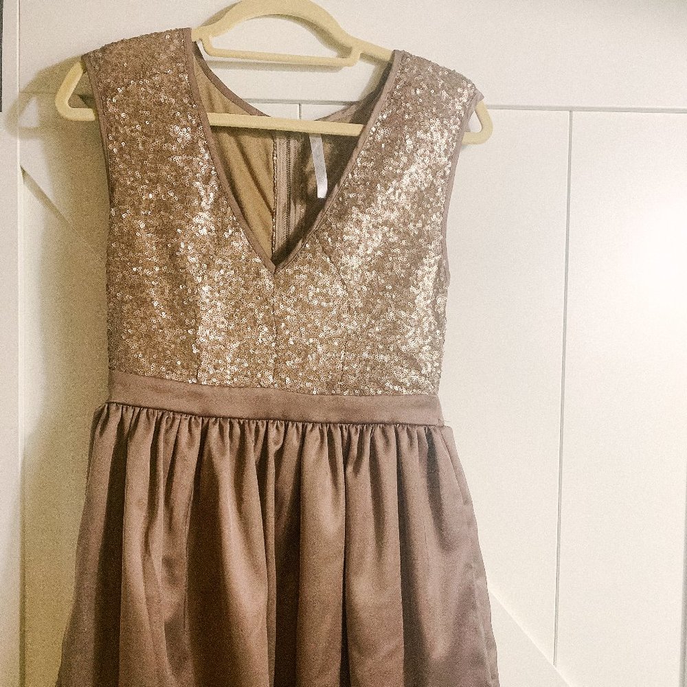 Bronze Cocktail Dress